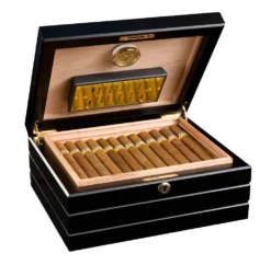 Adorini Firenze Deluxe Cigar Humidor - Medium - 75 Cigar Capacity