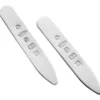 Sterling Silver Shirt Collar Stiffeners