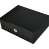 Apsley Piano Black Ebony 15-20 Cigar Humidor With Lock