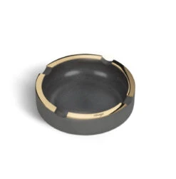 Davidoff Large Concrete Ashtray - Dark Grey