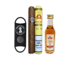 Montecristo & Hine Cigar Reserve XO Cognac Miniature